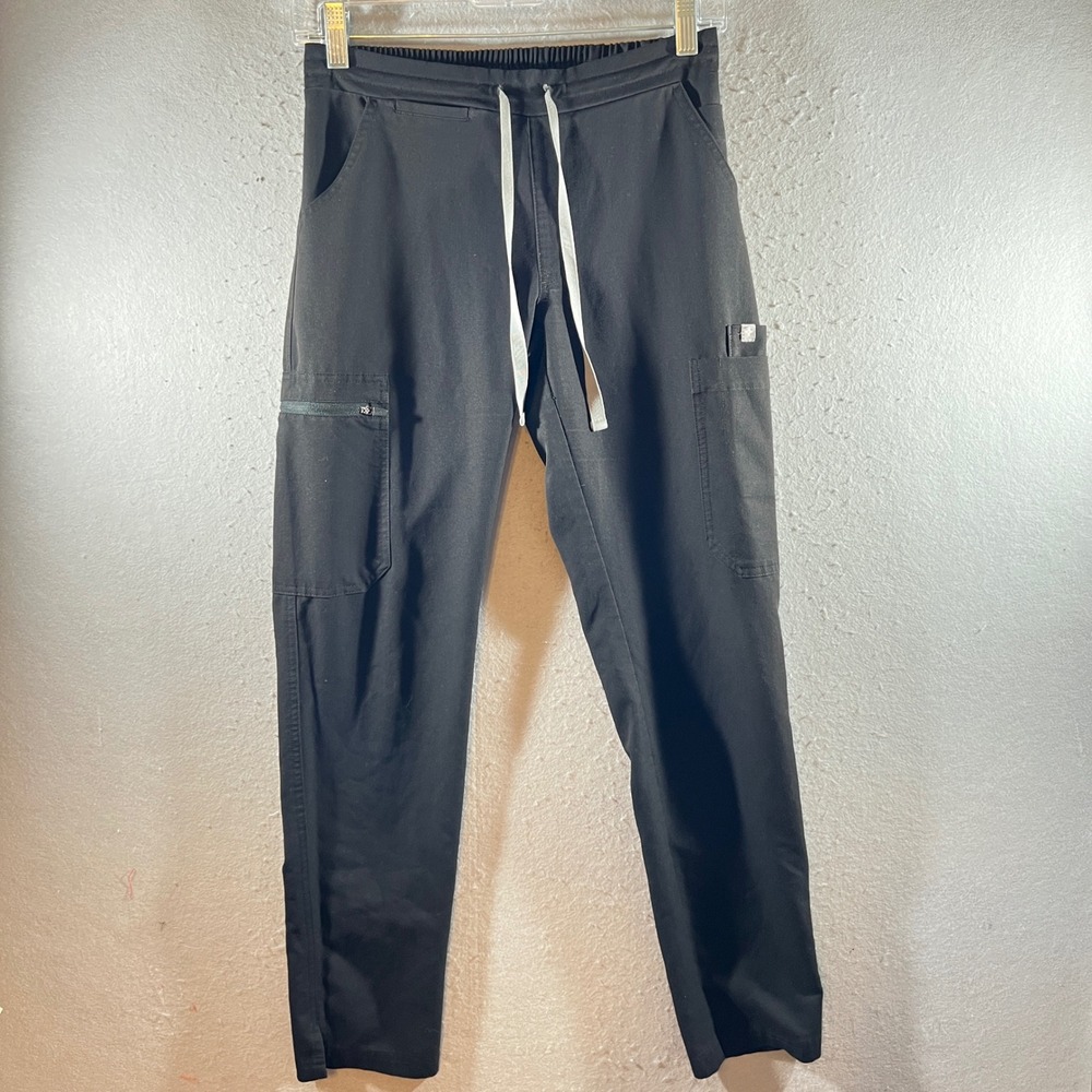 1110 | FIGS Technical Collection Zamorra Cargo Jogger Scrub Pants Black Women XS